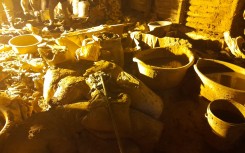Law enforcement agencies continue to disrupt illegal mining activities. Twitter/SAPoliceService