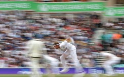 Searching for a wicket - England's Stuart Broad bowls in the fifth Ashes Test at The Oval
