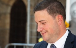 File: Geordin Hill-Lewis, Cape Town Mayor. (RODGER BOSCH / AFP)