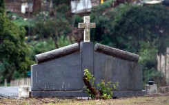 File: A general view of a graveyard that in the eThekwini Municipality. AFP/Rajesh Jantilal 