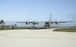 File: A SANDF C-130 Aircraft seen at Air Force Station Port Elizabeth. AFP/Michael Sheehan