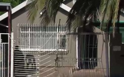 The "trafficking" house in Benoni.