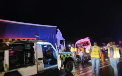 The accident scene on the N3. Twitter/@TrafficSA