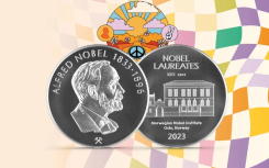 The new Nobel Silver Medallion.