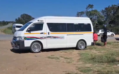 Taxi drivers from Phumlani where the funeral of Zahara is taking place have blocked the road. 