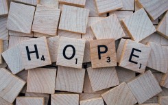 The word hope. Pixabay/WOKANDAPIX