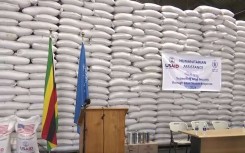 Food aid donation from the UN