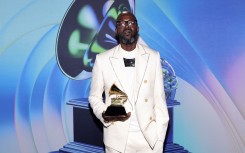 LAS VEGAS, NEVADA - APRIL 03: DJ Black Coffee winner of the Best Dance/Electronic Album award for Subconsciously, attends the 64th Annual GRAMMY Awards Premiere Ceremony at MGM Grand Marquee Ballroom on April 03, 2022 in Las Vegas, Nevada.