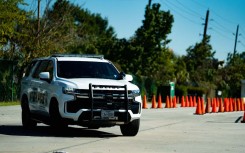 File: A Houston police vehicle at a crime scene. Alex Bierens de Haan/Getty Images via AFP