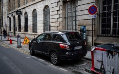 An SUV parked in Paris city centre. AFP/Dimitar Dilkoff