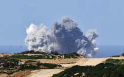 moke billowing following Israeli bombardment on the Gaza Strip, amid ongoing battles between Israel and the Palestinian militant group Hamas. AFP/Jack Guez