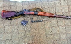 An illegal firearm that was confiscated by the JMPD. Twitter/@JoburgMPD