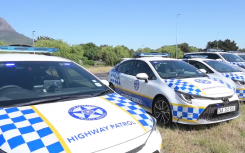 Cape Town Highway Patrol vehicles.