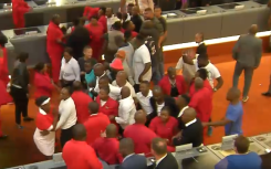 EFF disrupts Ekurhuleni council. 