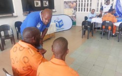 Prisoners registering to vote.