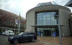 A picture shows the South African football Association (SAFA) House in Johannesburg.