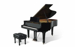 Elton John's grand piano. AFP/Christie's Auction House