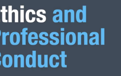 A sign saying Ethics and Professional Conduct. Wikimedia Commons/Velitch