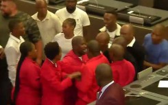 Violent, chaotic scenes unfolded during Thursday night's sitting.