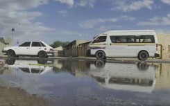 Motorists trying to navigate the roads in Kimberley.