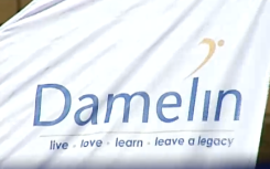 A Damelin banner.