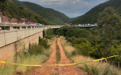 The scene of the bus crash in Limpopo.