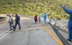 The bridge where the bus fell off