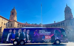 eNCA election bus/ Gareth Edwards 