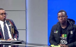 University of Pretoria SRC member Sicelo Ngwenya, Rise Mzansi's Youth and Student Chapters Convener, Lawrence Manaka