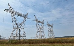 Eskom's electricity pylons. eNCA/Estelle Bronkhorst