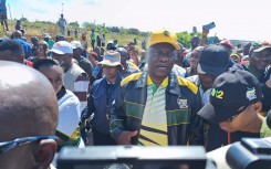 ANC president Cyril Ramaphosa. eNCA/Aviwe Mtila
