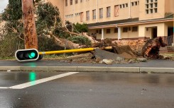 Damaged infrastructure in Cape Town. eNCA/Kevin Brandt