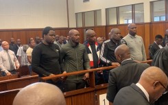 AKA and Tibz murder accused appear at the Durban Magistrate Court. eNCA/Dasen Thathiah