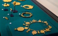 A general view of artefacts returned by the British Museum and the Victoria and Albert Museum (V&A) on a three-year loan at the Manhyia Palace Museum in Kumasi, Ghana. AFP/Nipah Dennis