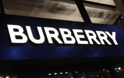 The logo of Burberry is seen in Minato Ward, Tokyo. Norikazu Tateishi/The Yomiuri Shimbun via AFP