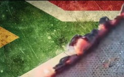 DA Flag advert - DA burns SA flag