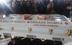 Dingaan Thobela laid to rest.