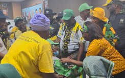 Former deputy president David Mabuza on the campaign trail. eNCA