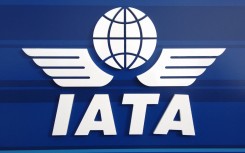 File: The logo of the International Air Transport Association (IATA). AFP/Mychele Daniau