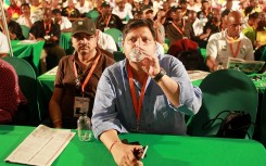 File: The brothers Atul and Rajesh Gupta. Simphiwe Nkwali/Sunday Times/Gallo Images/Getty Images