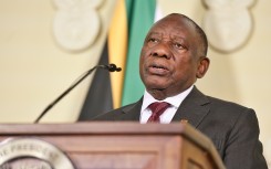 President Cyril Ramaphosa at the Union Buildings 
