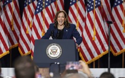 US Vice President and Democratic Presidential candidate Kamala Harris. AFP/Kamil Krzaczynski