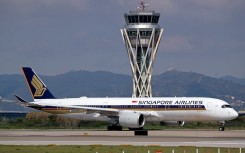 File: An Airbus A350-941 from Singapore Airlines preparing to take off. Urbanandsport/NurPhoto via AFP