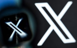 the logo of US online social media and social networking service X - formerly Twitter. AFP/Kirill Kudryavtsev