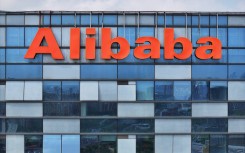 The Alibaba office building is seen in Nanjing, Jiangsu province, China. CFOTO/NurPhoto via AFP