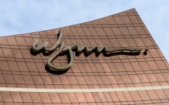 Signage for the Wynn casino resort is seen in Macau. AFP/Anthony Wallace