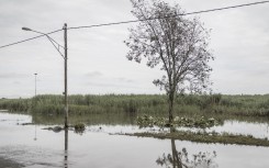 A flooded area following heavy rains. AFP/Marco Longari