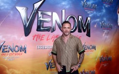 British actor Tom Hardy attends the world premiere of "Venom: The Last Dance". Leonardo Munoz/AFP