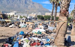 Homeless people removed from outside Castle of Good Hope in Cape Town