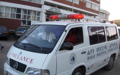 File: An ambulance seen in Ethiopia's capital Addis Ababa. AFP/Lea-Lisa Westerhoff